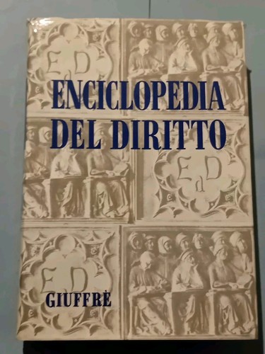 Enciclopedia del diritto - enciclopedia, diritto.
