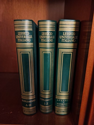 Enciclopedia italiana lessico - enciclopedia,